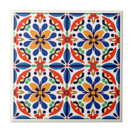 Mexikanska Talavera Ceramic Tile-samlingen Kakelplatta