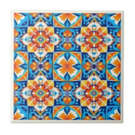 Mexikanska Talavera Ceramic Tile-samlingen Kakelplatta