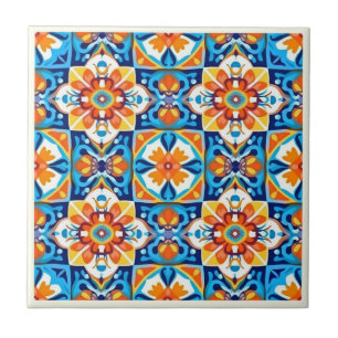 Mexikanska Talavera Ceramic Tile-samlingen Kakelplatta