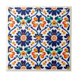 Mexikanska Talavera Ceramic Tile-samlingen Kakelplatta