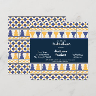 Mexikanska Talavera Design Inbjudningskort för möh