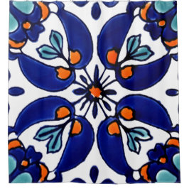 Mexikanska Talavera Terracotta Tile Design No 1