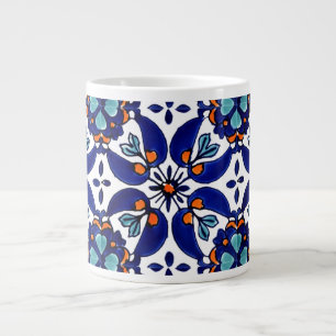 Mexikanska Talavera Terracotta Tile Design No 1 Jumbo Mugg