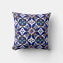 Mexikanska Talavera Terracotta Tile Design No 1