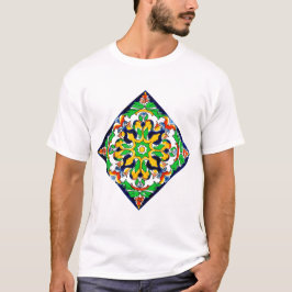 Mexikanska Talavera Terracotta Tile Design No 4 T Shirt