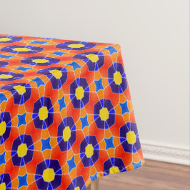 Mexikanska Talavera Tile Tablecloth