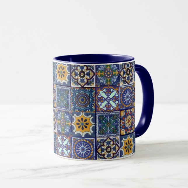 Mexikanska Talavera Tiles Mugg (Framsida höger)