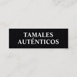 Mexikanska Tamales Mini Visitkort