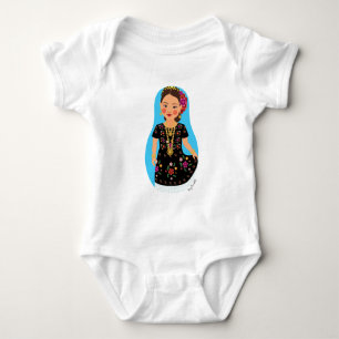 Mexikanska, Tehuana Matryoshka Baby Bodykostym T Shirt
