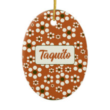 Mexikanska teracotta blommigt blommor