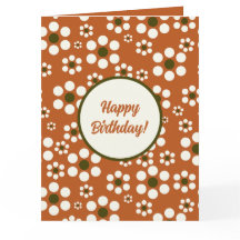 Mexikanska teracotta blommigt blommor