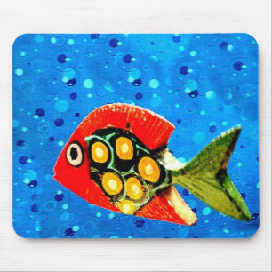 Mexikanska Tropiska Fish Mousepad Musmatta