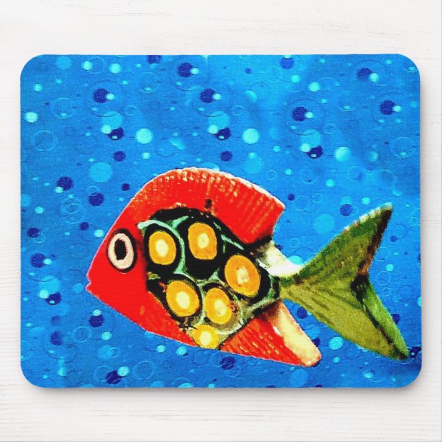 Mexikanska Tropiska Fish Mousepad Musmatta (Framsidan)