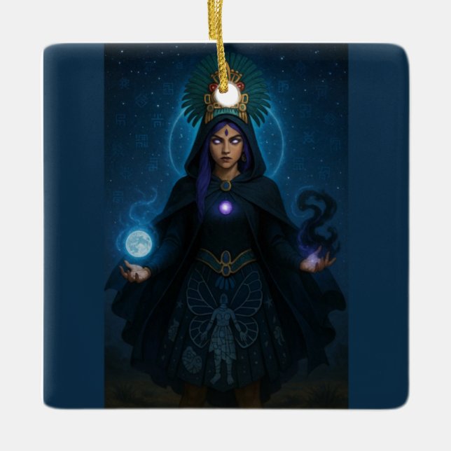 Mexikanska ursprungsgudarna Tlazolteotl Ornament (Framsida)