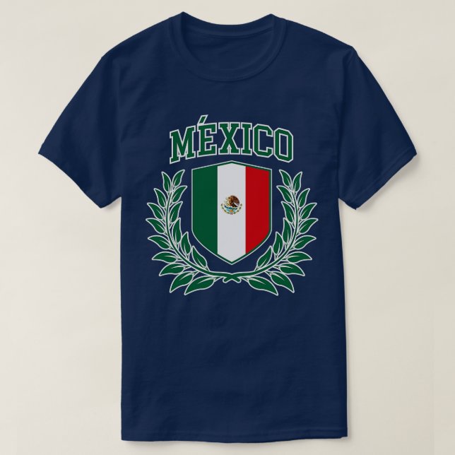 Mexikanska Vapenskölden Jackar Arm T Shirt (Design framsida)