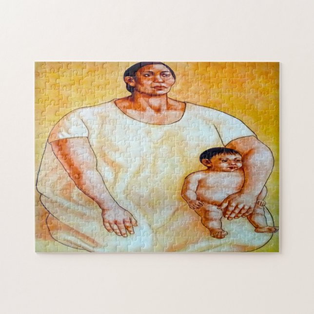 Mexikanska Wall Murals. Pussel (Horisontell)