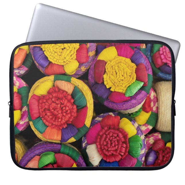 Mexikanska Wicker Laptop Fodral (Framsidan)