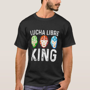 Mexikanska Wrestler Mask Wrestling Luchador Lucha T Shirt