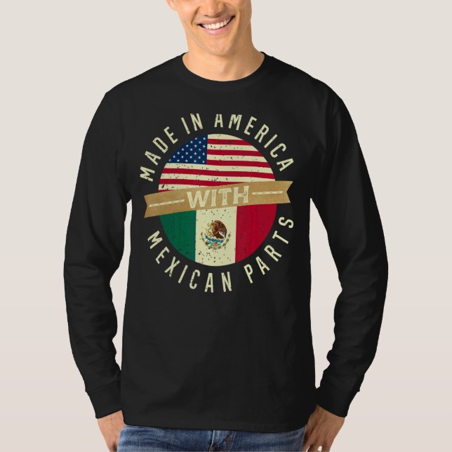 Mexikanskt amerikanskt medborgarskap, US Mexico Fl T Shirt (Framsida)