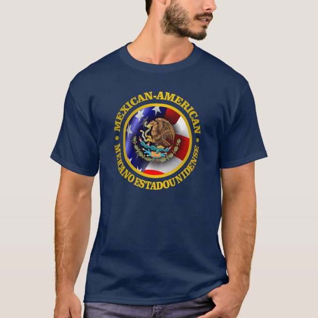 Mexikanskt amerikanskt Pride T-shirt (Framsida)