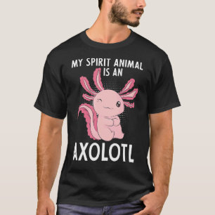 Mexikanskt amfibiskt salamander mitt andliga djur t shirt