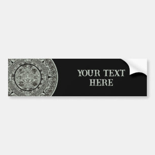 Mexikanskt aztec Sol Stone Mayan Calendar 1 Bildekal