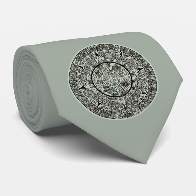 Mexikanskt aztec Sol Stone Mayan Calendar 1 Slips (Rullad)