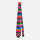 Mexikanskt Blanket Fiesta Rand Färgfärgat Sarape Slips (Framsida)