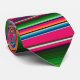 Mexikanskt Blanket Fiesta Rand Färgfärgat Sarape Slips (Rullad)