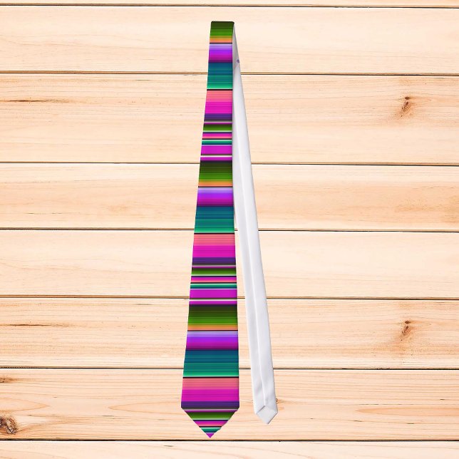 Mexikanskt blanket Fiesta Rand färgfärgat serape Slips (Skapare uppladdad)