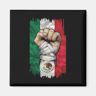 Mexikanskt boxing Fist Strength Heritage Magnet