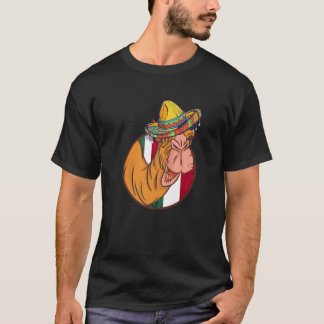 Mexikanskt Camel Hat Sombrero Funny Camel Life Mex T Shirt