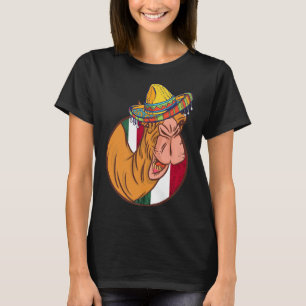 Mexikanskt Camel Hat Sombrero Funny Camel Life Mex T Shirt