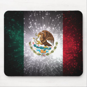 Mexikanskt Flagga Fireworks Musmatta