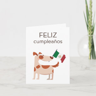 Mexikanskt födelsedagskort - feliz cumpleaños kort