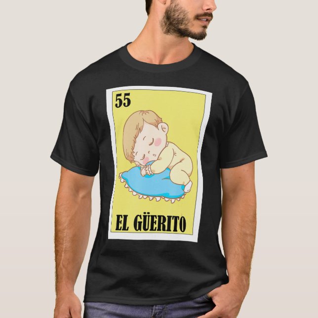 Mexikanskt för Blonde Killar El Guerito T Shirt (Framsida)