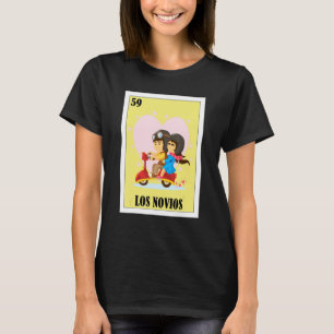 Mexikanskt för Par Los Novios T Shirt