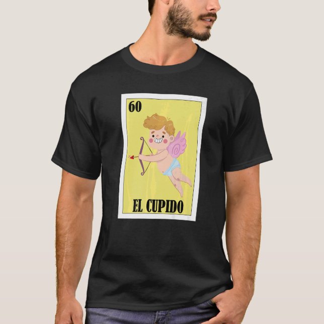 Mexikanskt för Valentines day Cupido 5 T Shirt (Framsida)
