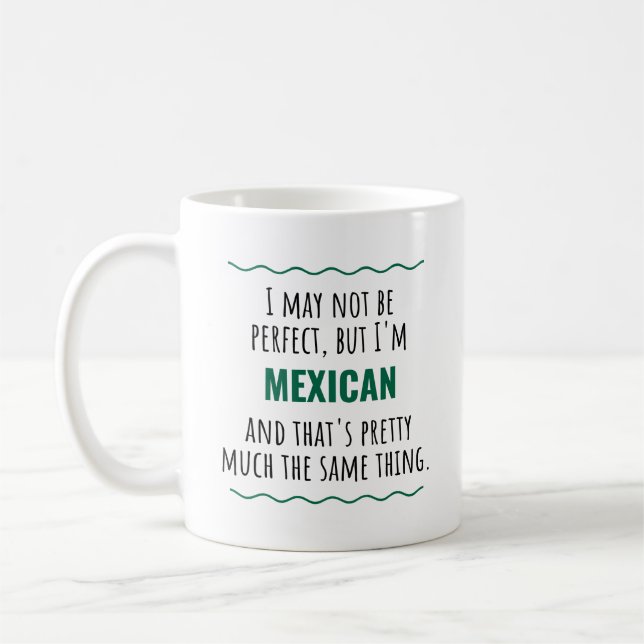 Mexikanskt Gift Mexico-tema Kaffemugg (Vänster)