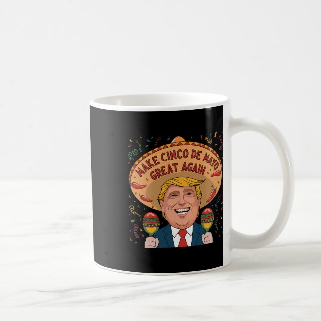 Mexikanskt göra Cinco De Mayo Underbar igen, en ko Kaffemugg (Höger)