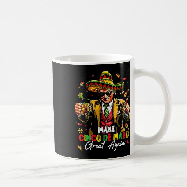 Mexikanskt göra Cinco De Mayo Underbar igen, en ko Kaffemugg (Höger)
