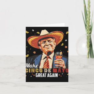 Mexikanskt göra Cinco De Mayo Underbar igen lustig Kort