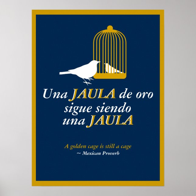 Mexikanskt ordspråk 2 poster (Framsidan)