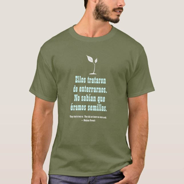 Mexikanskt ordspråk t shirt (Framsida)
