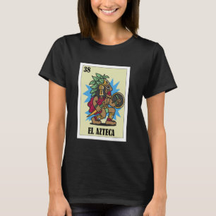 Mexikanskt Pride Aztec Warrior Design - El Azteca T Shirt