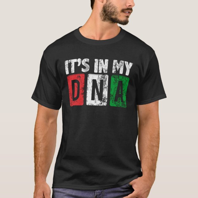 Mexikanskt Pride Det är i mitt DNA I Kärlek Mexiko T Shirt (Framsida)