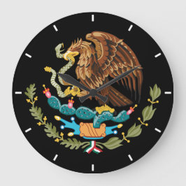 Mexikanskt Pride Jackar om Arm Wall Clock Stor Klocka