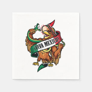 Mexikanskt Pride Mexikanskt Flagga Pappersservett