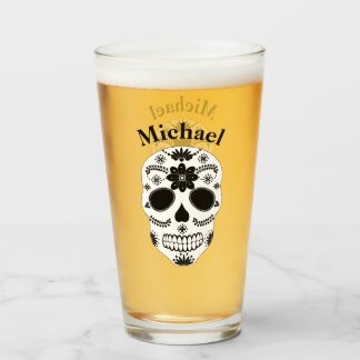 Mexikanskt socker med skal, svart och vitt med Nam Glaskopp