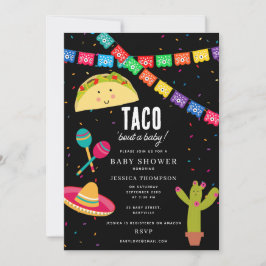 Mexikanskt tema Fiesta - Taco Bout a Baby Shower Inbjudningar